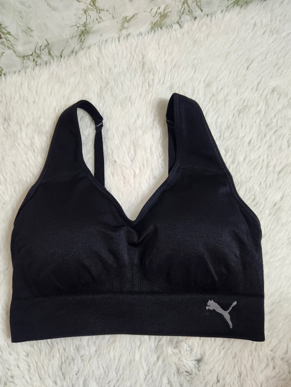 PUMA Black Sports Bra